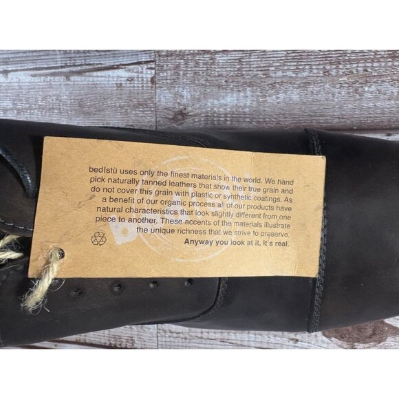 Bed Stu Goodman Lace Up Cap Toe Leather Oxford Shoe size 9 brown brand New $295 - Picture 9 of 11